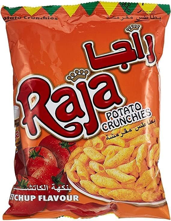 RAJA KETCHUP POTATO CRUNCHIES 20x10gm