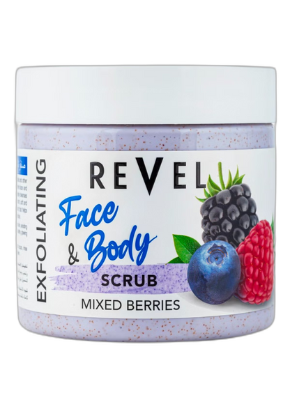 REVEL MIXBERRY F&B SCRUB 475ML