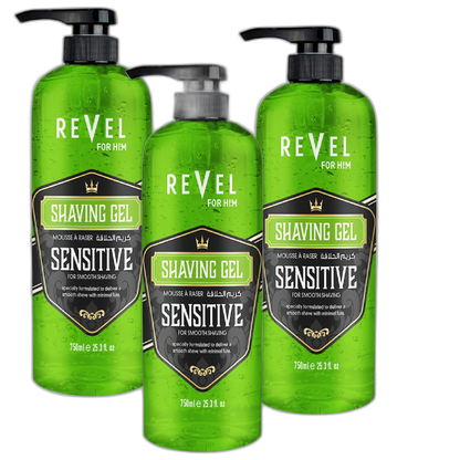REVEL SENSITIVE SHAVING GEL 750ml