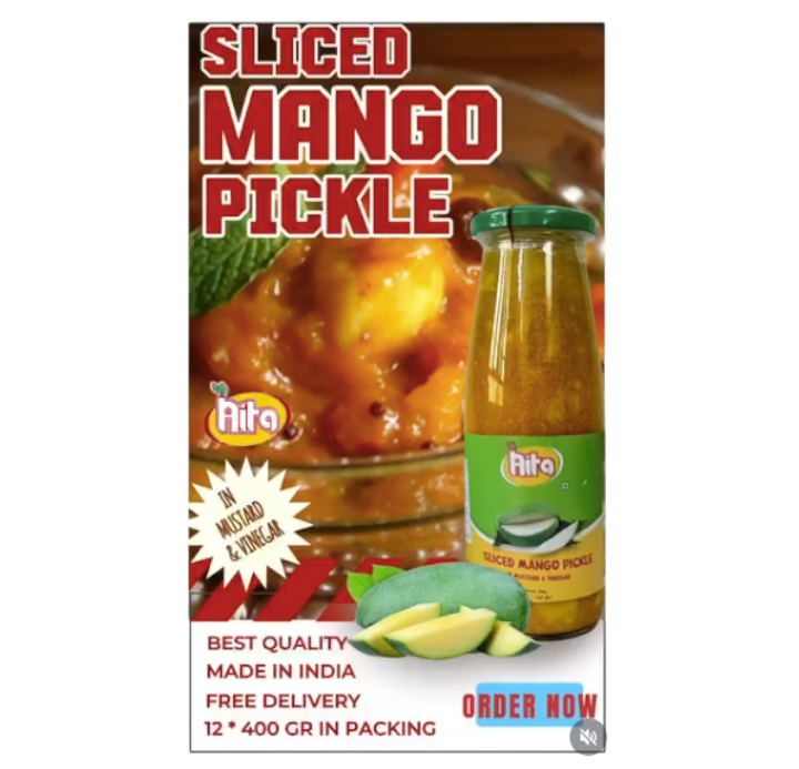 Aita Sliced Mango Pickle, 400g