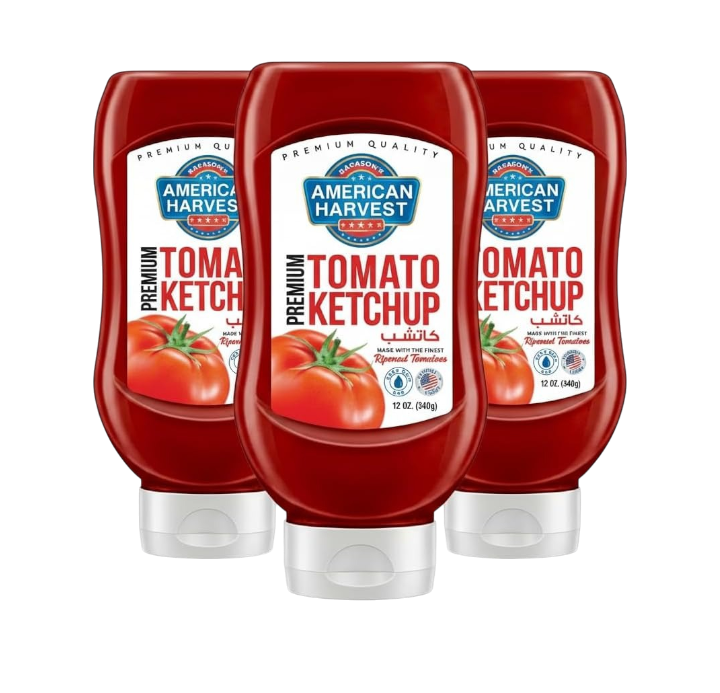American Harvest Mayonnaise Ketchup & Sauce, 300g+2x340g, 3 Pieces