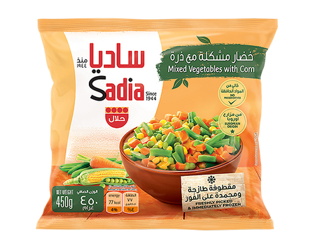 SADIA MIXED VEG W/ CORN 450gm