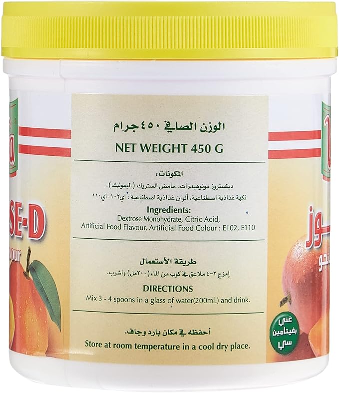 SAFA GLUCOSE-D MANGO 450gm