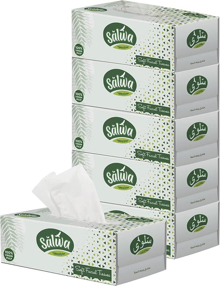 SALWA FACIAL TISSUE 1X5PCS 150SHT