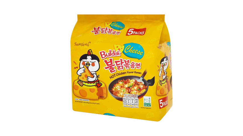 SAMYANG CHEESE CHICKEN RAMEN 5Pcs Pack