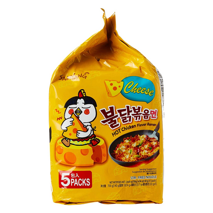 SAMYANG CHEESE CHICKEN RAMEN 5Pcs Pack