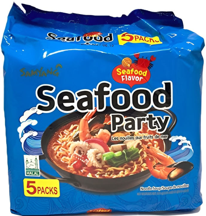 SAMYANG SEAFOOD RAMEN 5Pcs Pack