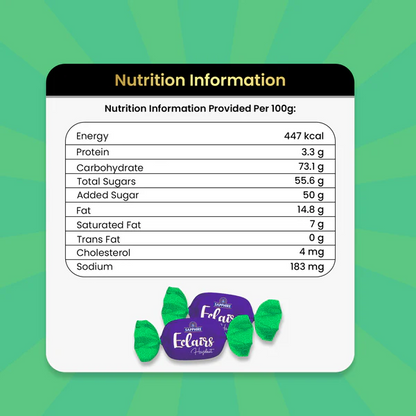 SAPPHIRE ECLAIRS HAZELNUT 800gm