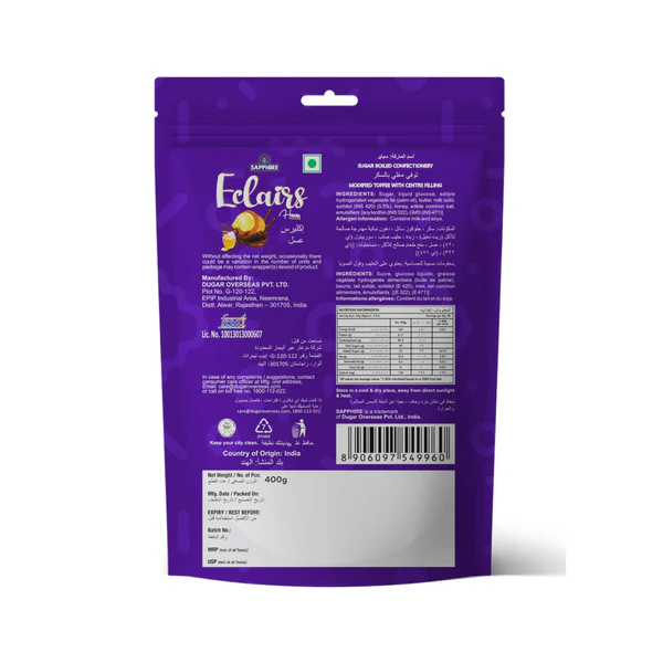 SAPPHIRE ECLAIRS HONEY 800gm