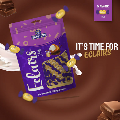 SAPPHIRE ECLAIRS MILK 800gm