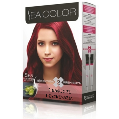 SEA COLOUR HAIRDYE STRBRY RED