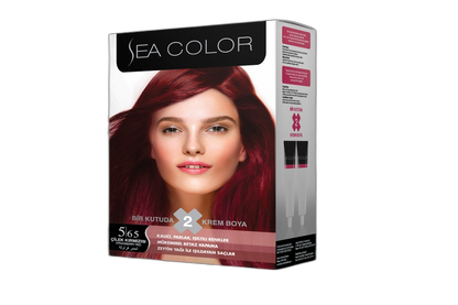 SEA COLOUR HAIRDYE STRBRY RED