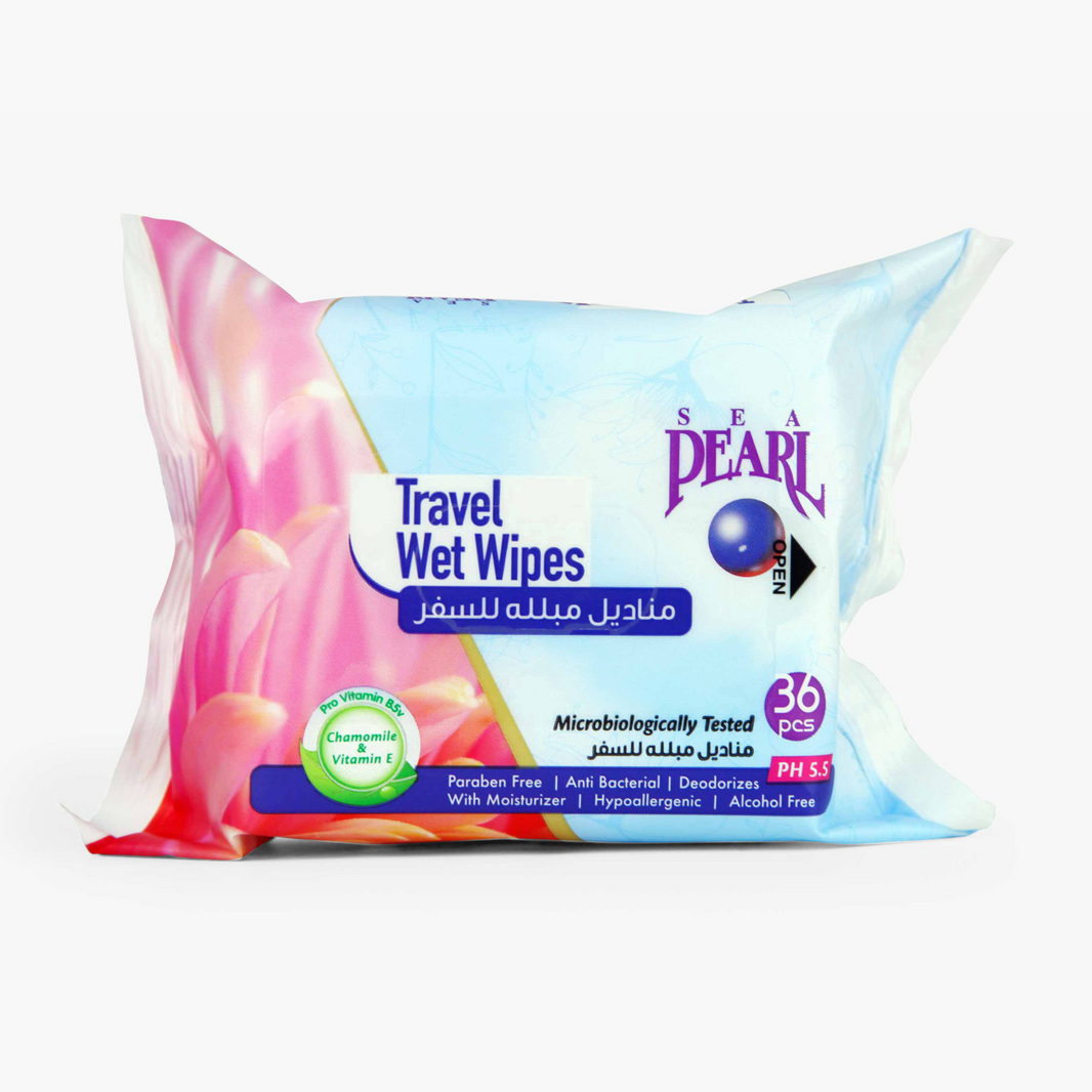 SEA PEARL WET WIPES 2X36PC