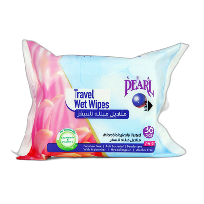 SEA PEARL WET WIPES 2X36PC