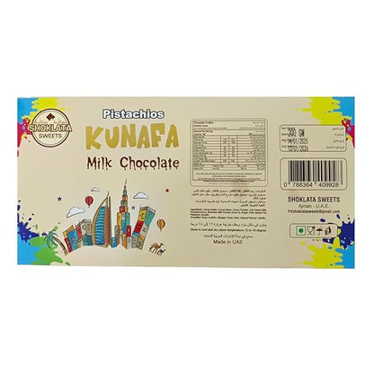 SHOKLATA PISTACHIO KUNAFA CHOCOLATE 200gm