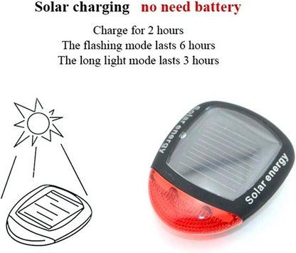 SOLAR ENERGY BYCICLE TAIL W/FLASH