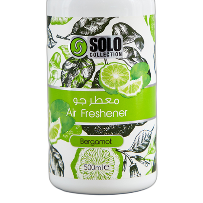 SOLO AIRFRESHNR BERGAMOT 500ML