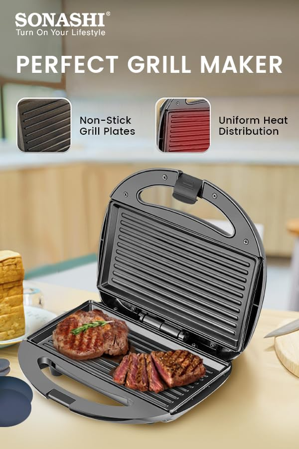 SONASHI GRILL MAKER SGT-853N