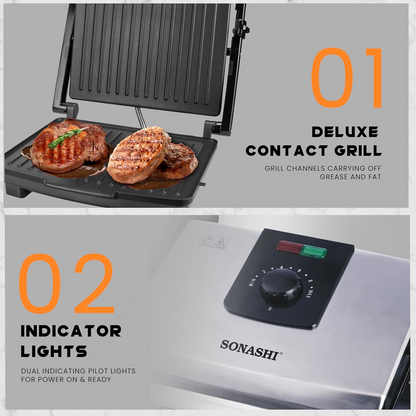 SONASHI GRILL MAKER SGT-854N