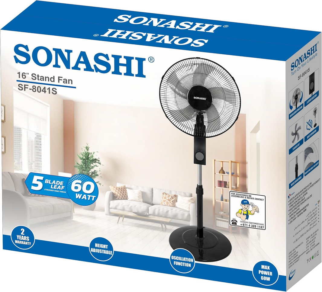 SONASHI STANDING FAN 16in SF-8041S