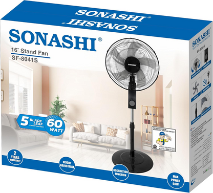 SONASHI STANDING FAN 16in SF-8041S