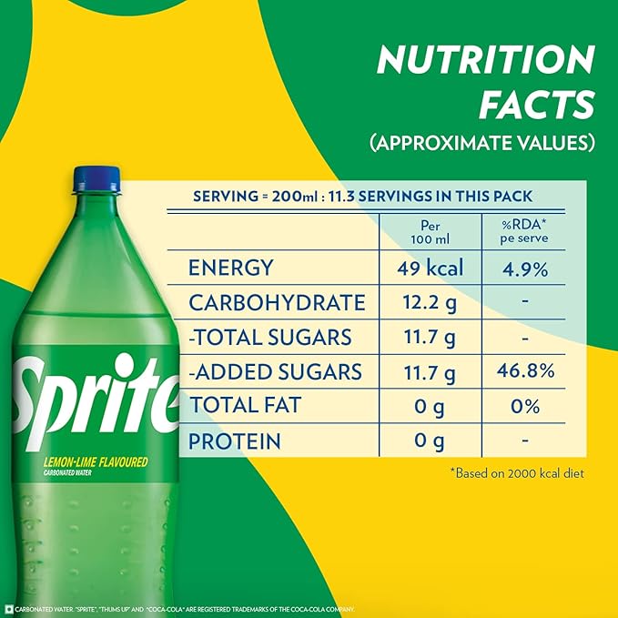 SPRITE LEMON-LIME 2.5Ltr