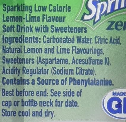SPRITE ZERO CALORIE 500ml