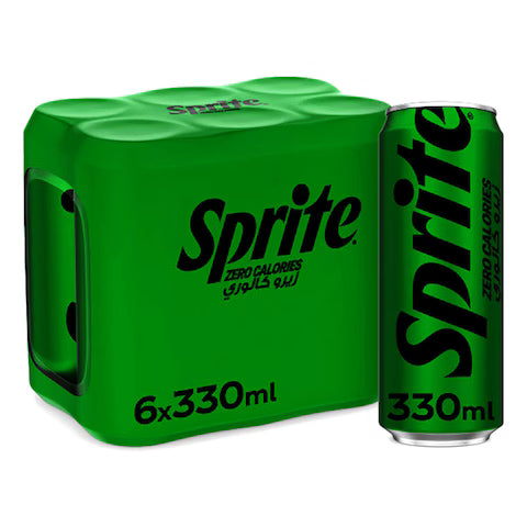 SPRITE ZERO CALORIES 6x330ml