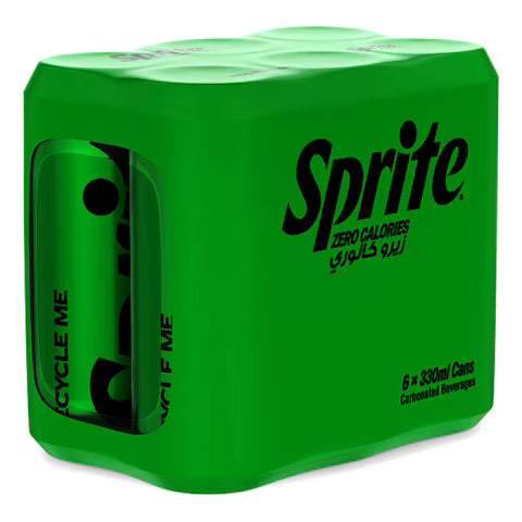 SPRITE ZERO CALORIES 6x330ml