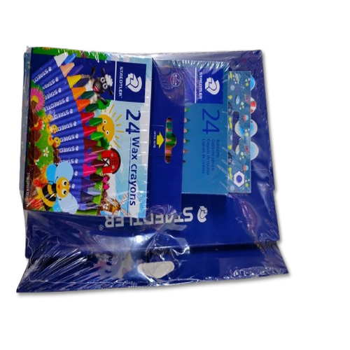 STAEDTLER WAX CRAYONS With PENCIL 2x16Pcs