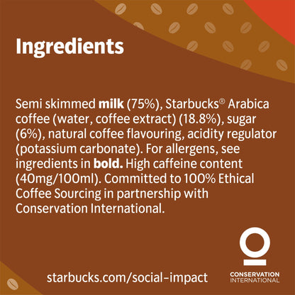 STARBUCKS COFFEE DRINK 250ml