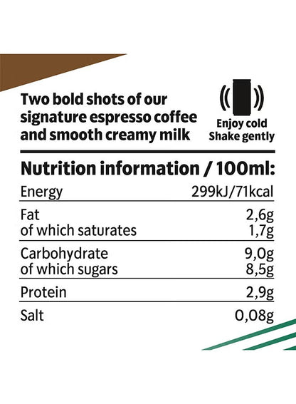 STARBUCKS DOUBLESHOT ESPRESSO 200ml