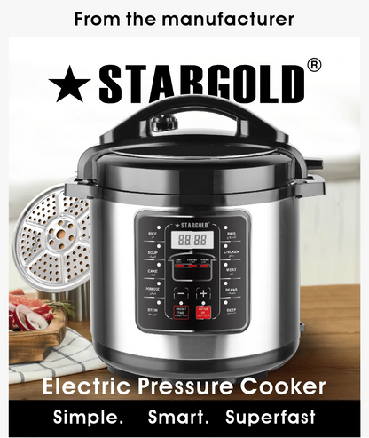 STARGOLD ELECT PRSR COOKER 8Ltr SG-338