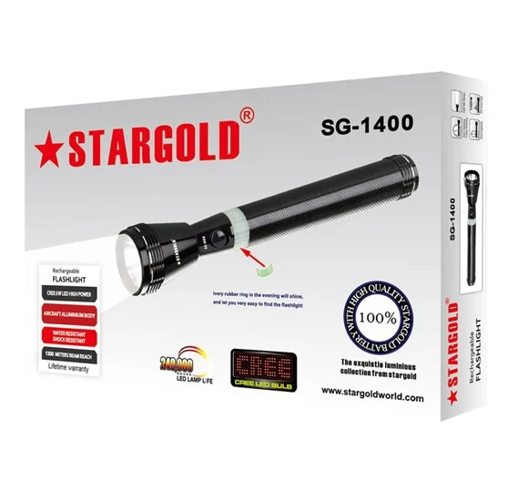 STARGOLD RECH FLASHLIGHT SG-1400