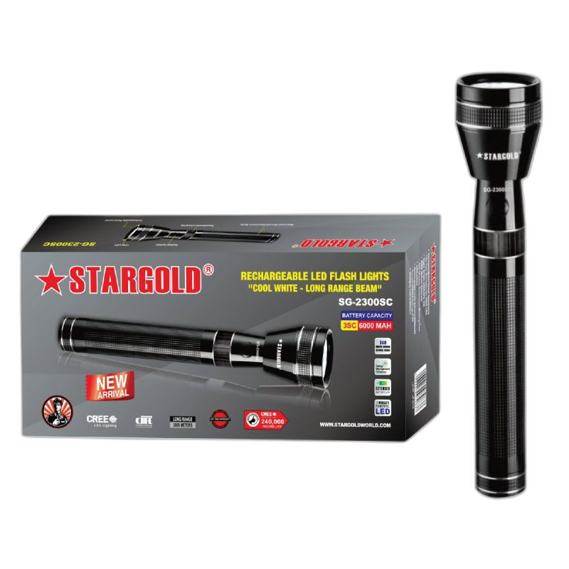 STARGOLD RECH LED FLASH LIGHTS SG-2300SC