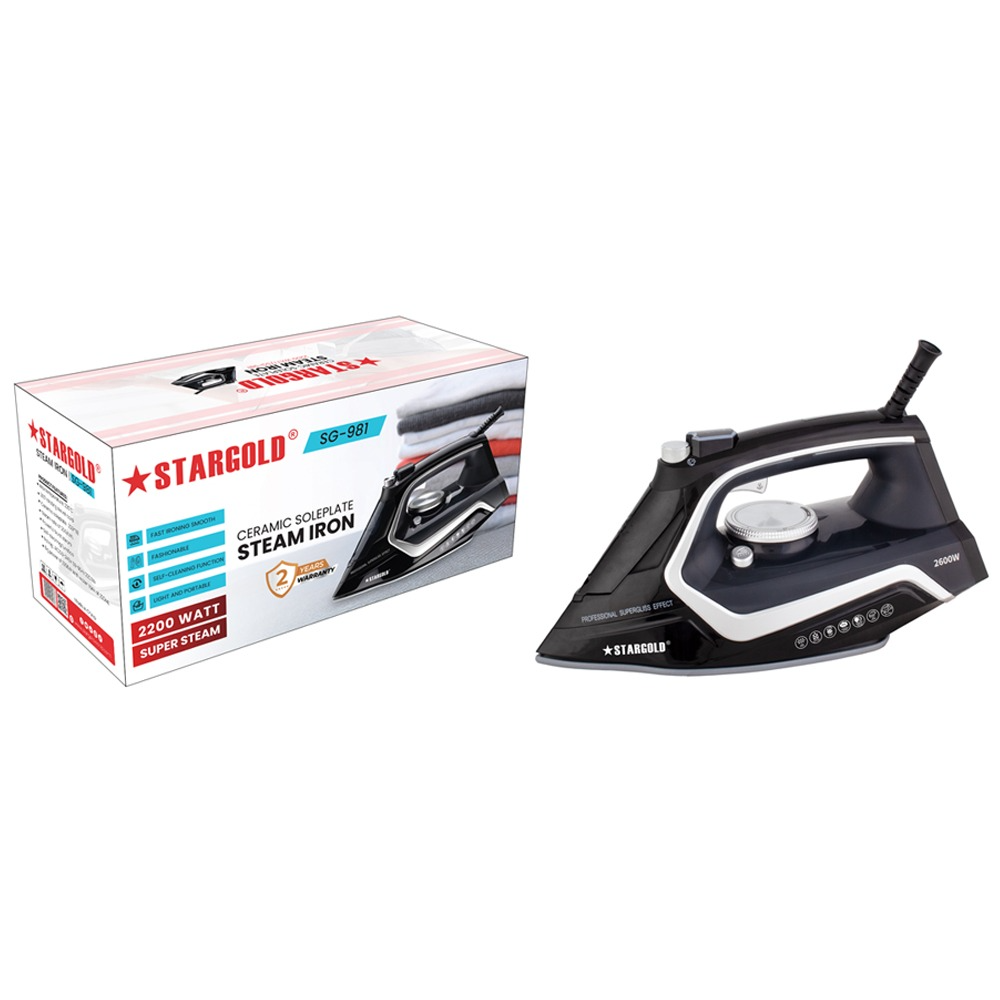 STARGOLD STEAM IRON SG-981