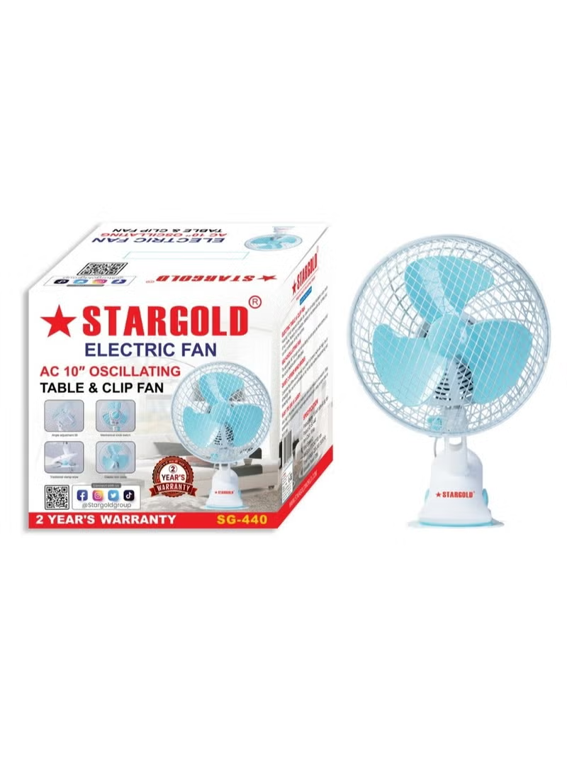 STARGOLD TABLE & CLIP FAN SG-440