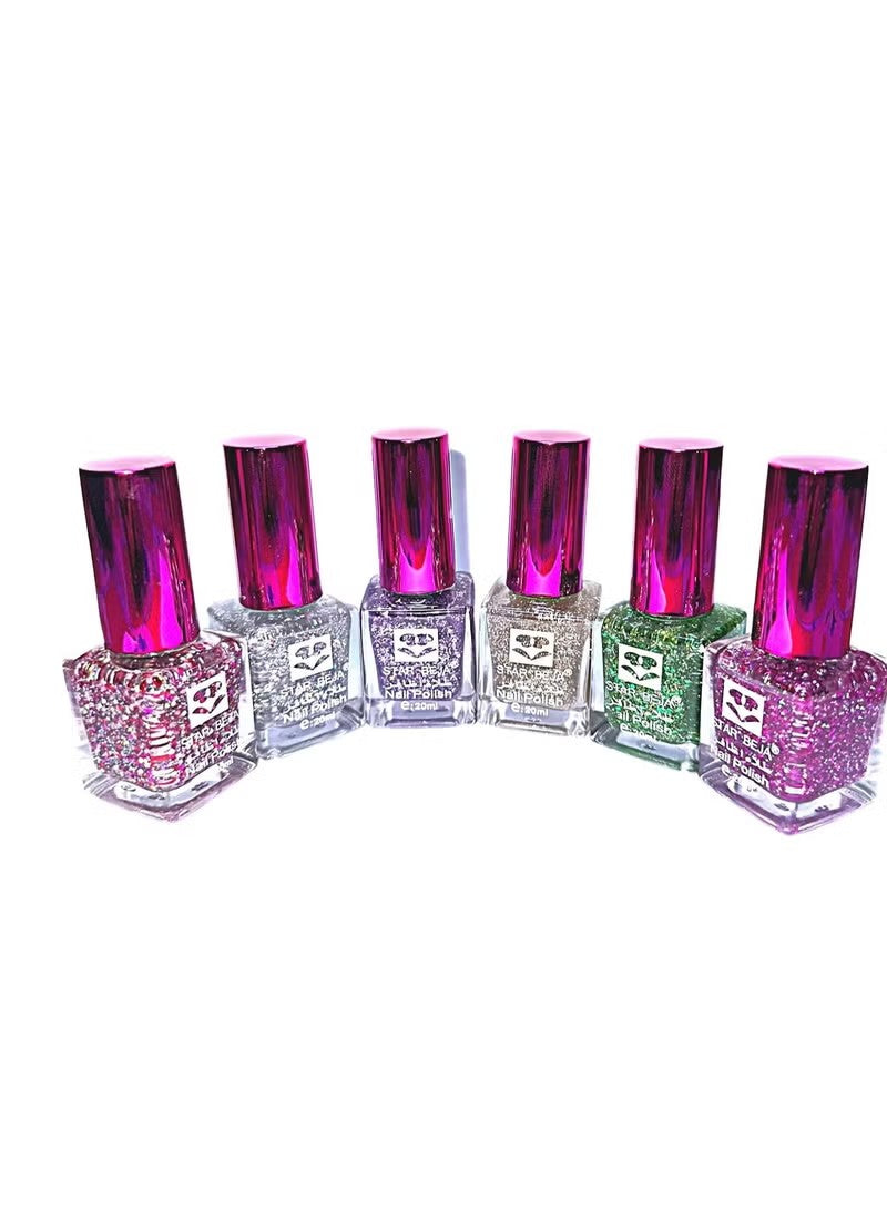 STAR BEJA NAIL POLISH 6pc SET