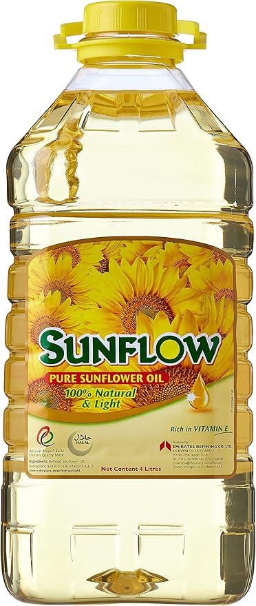 SUNFLOW PURE SUNFLOWER OIL 4LTR