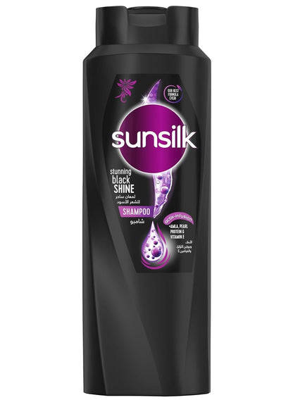 SUNSILK STUNNING BLACK SHAMPOO 190ML