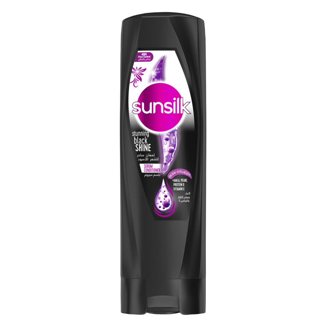 SUNSILK STUNNING BLACK SHAMPOO 190ML