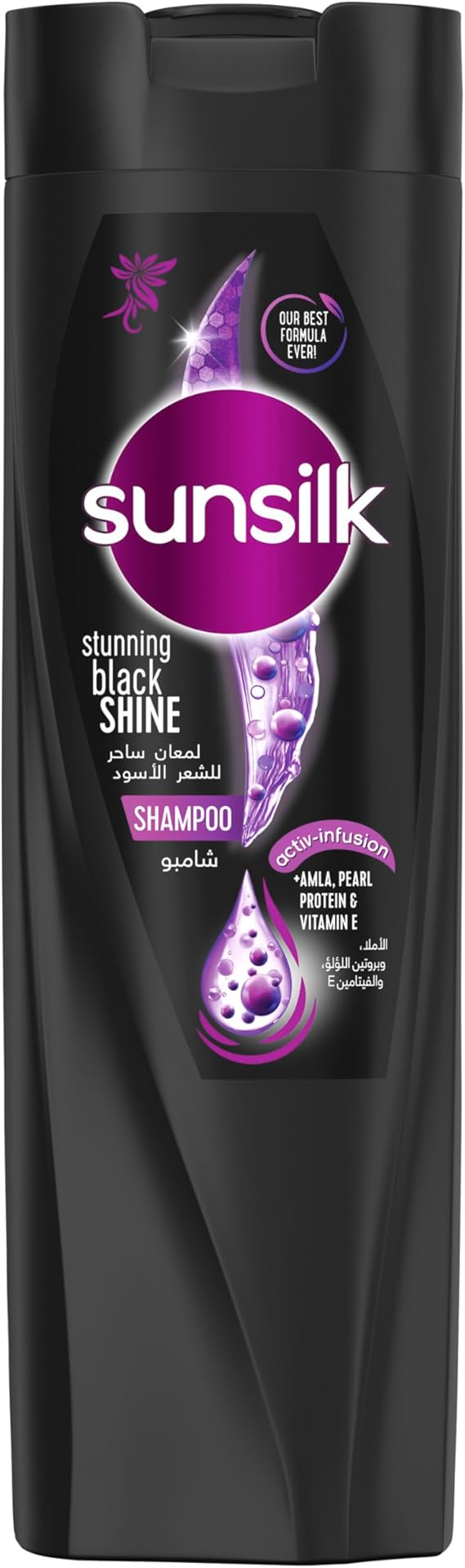 SUNSILK STUNNING BLACK SHINE SHAMPOO 400ML