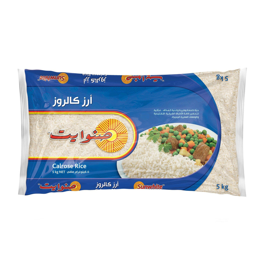 SUNWHITE CALROSE RICE 5Kg