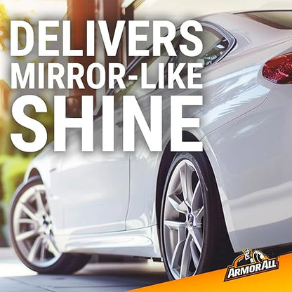ArmorAll Ultra Shine Wash and Wax 1 Litre , Car Shampoo & Polish, Dual Action Formula for a Clean & Shiny Car, Water Beading Technology to Prevent Water Stains, Ideal for Car & Motorcycle Detailing