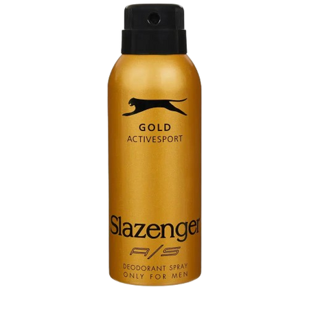 Slazenger Gold Active Sport Scent Deodorant Spray for Men, 150ml