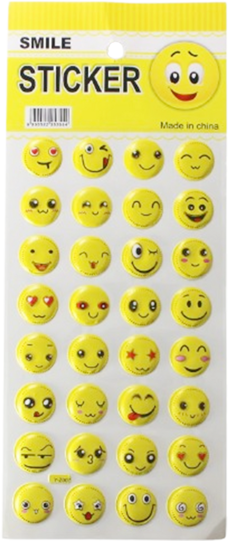 Smile Stickers - 42 Pieces