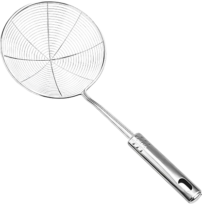 Stainless Steel Strainer/Skimmer/Ladle for Cooking and Frying, Kitchen Gadgets Wire Strainer Pasta Strainer Spoon 6 inches&nbsp;
