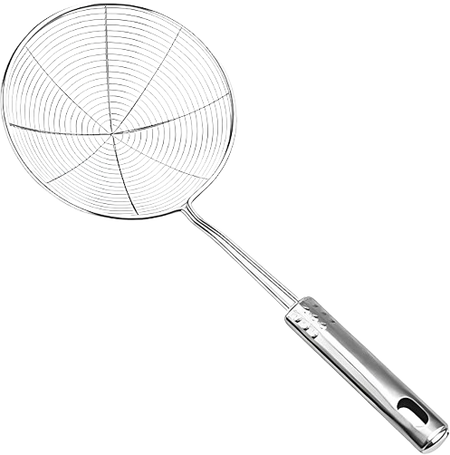 Stainless Steel Strainer/Skimmer/Ladle for Cooking and Frying, Kitchen Gadgets Wire Strainer Pasta Strainer Spoon 6 inches&nbsp;