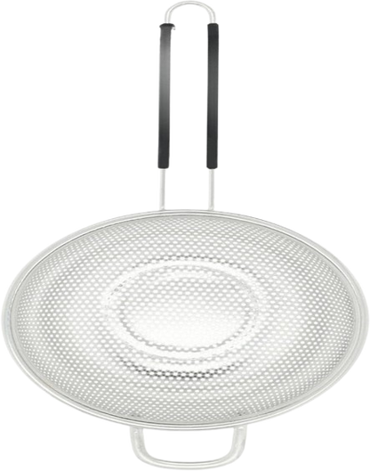 Stainless Steel Fine Mesh Strainers - Wire Sieve with Insulated Handle, Kitchen Colander, Food Preparation, Flour Sifter, Rice, Pasta Strainer