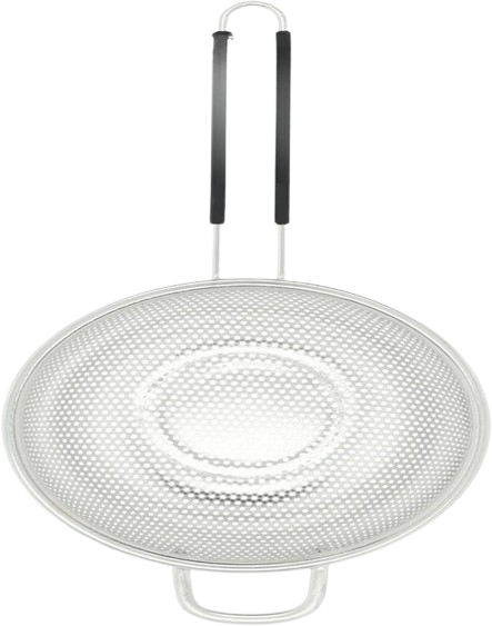 Stainless Steel Fine Mesh Strainers - Wire Sieve with Insulated Handle, Kitchen Colander, Food Preparation, Flour Sifter, Rice, Pasta Strainer